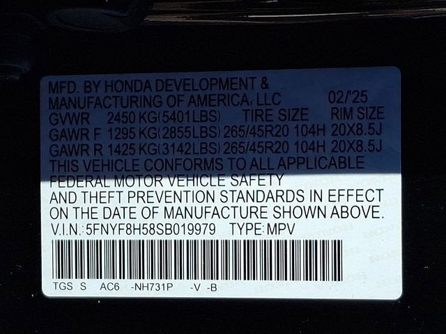 2025 Honda Passport EX-L