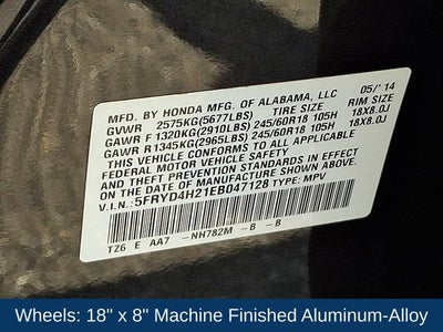 2014 Acura MDX SH-AWD Sport Utility 4D