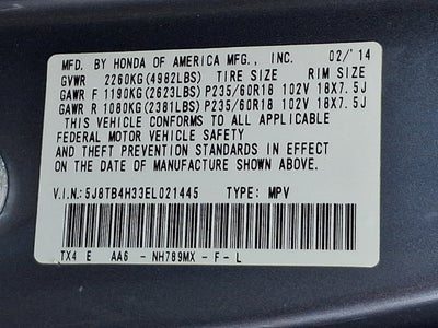 2014 Acura RDX Sport Utility 4D