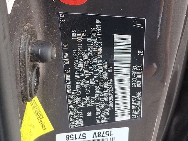 2013 Toyota Sienna LE V6 8 Passenger