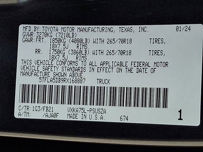 2024 Toyota Tundra SR5