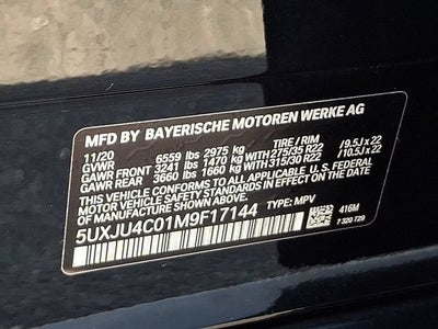 2021 BMW X5 M50i