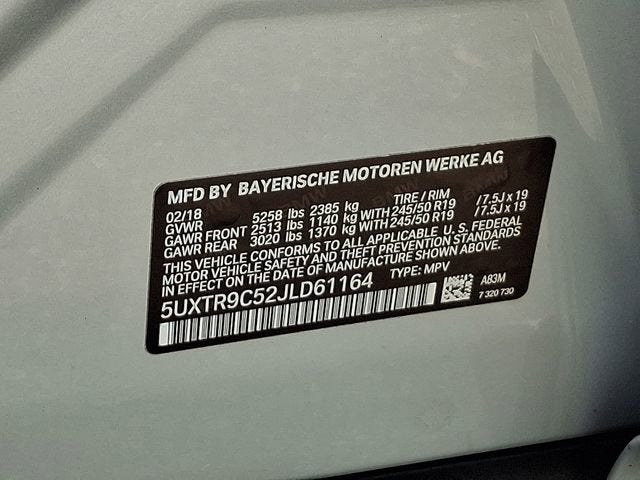2018 BMW X3 xDrive30i