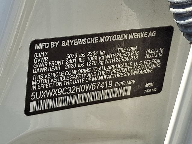 2017 BMW X3 xDrive28i