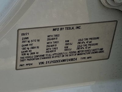 2021 Tesla Model Y Long Range