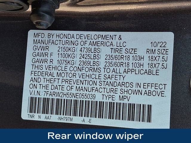 2022 Honda CR-V AWD EX