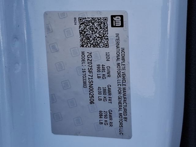 2025 GMC Savana Cutaway 3500 1WT