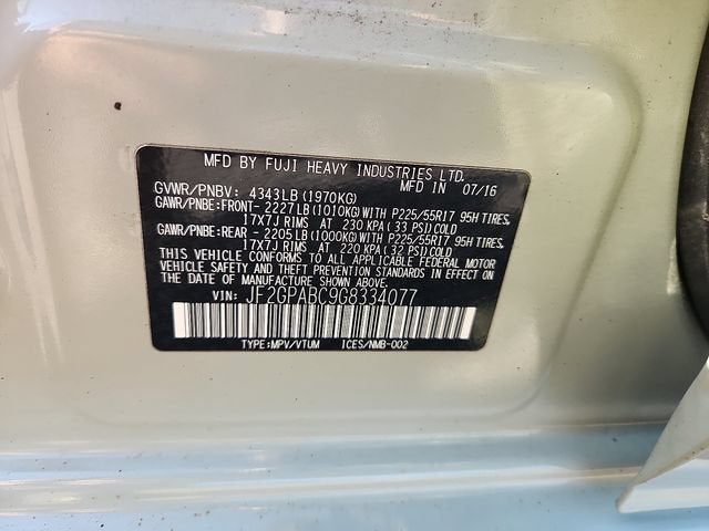 2016 Subaru Crosstrek 2.0i Premium