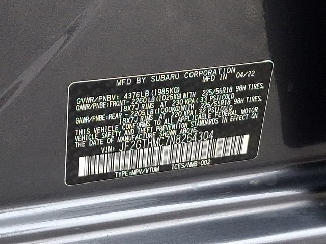 2022 Subaru Crosstrek Limited