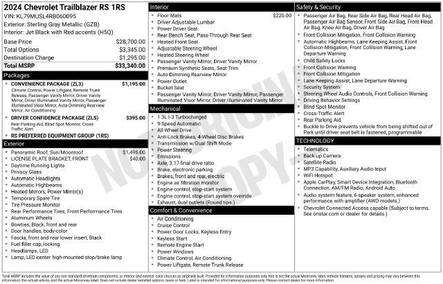 2024 Chevrolet Trailblazer RS