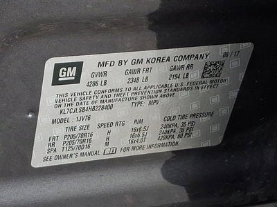 2017 Chevrolet Trax LT