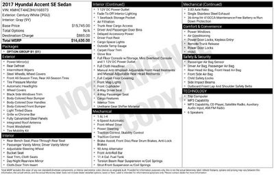 2017 Hyundai Accent SE