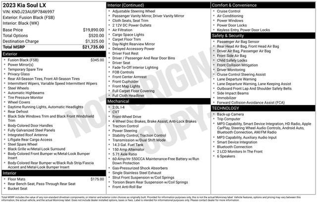 2023 Kia Soul LX