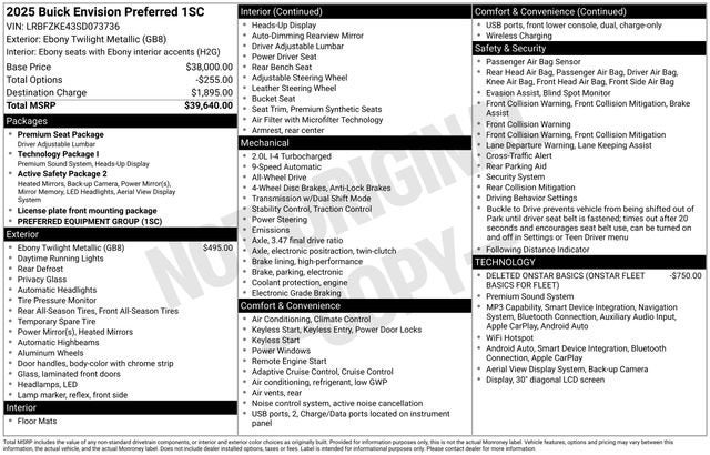 2025 Buick Envision Preferred