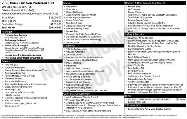2025 Buick Envision Preferred