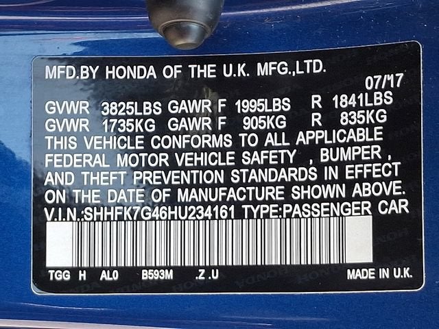 2017 Honda Civic Sport