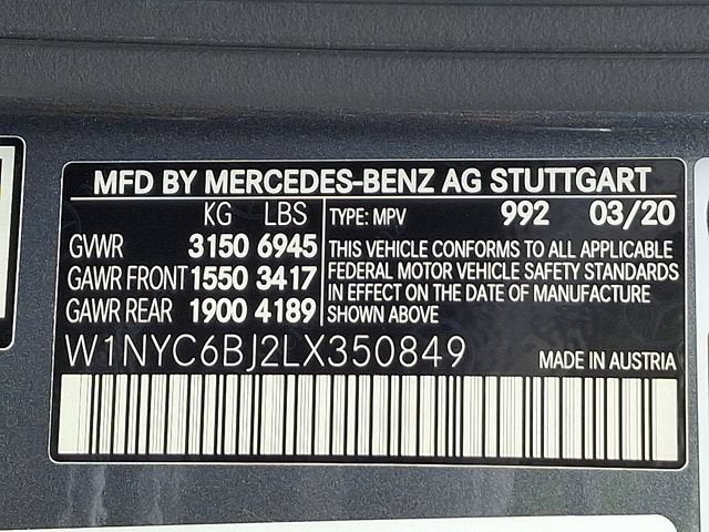 2020 Mercedes-Benz G 550 4MATIC®