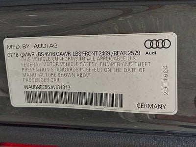 2018 Audi A5 2.0T Premium