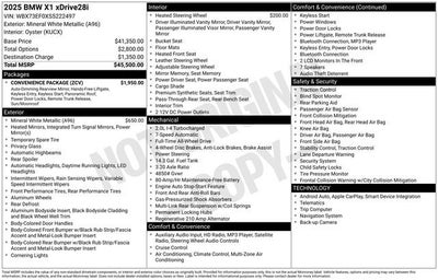 2025 BMW X1 xDrive28i