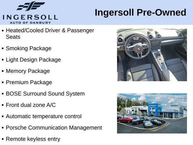 2022 Porsche 718 Boxster S