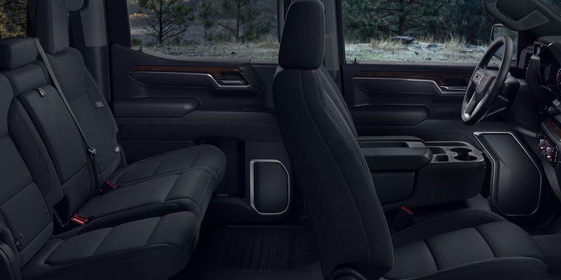 2026 GMC Sierra showing safe interior