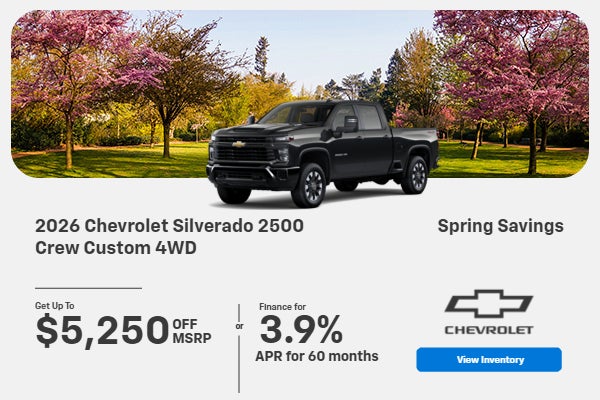 2026 Chevrolet SILVERADO 2500 CREW CUSTOM 4WD 