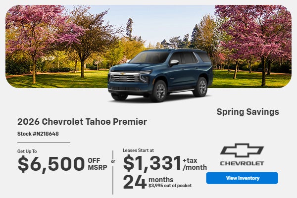  2026 Chevrolet Tahoe Premier