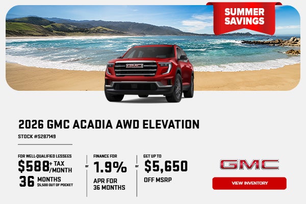 2026 GMC Acadia AWD Elevation