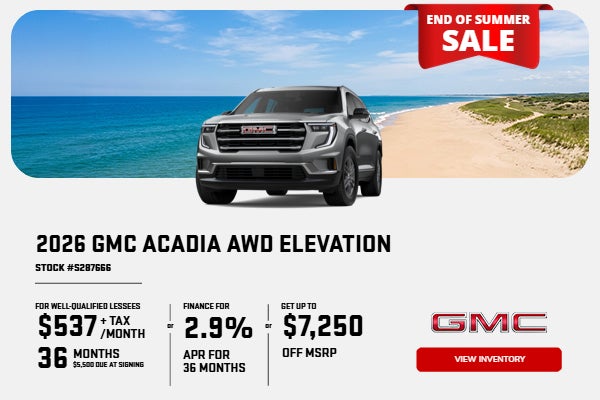 2026 GMC Acadia AWD Elevation