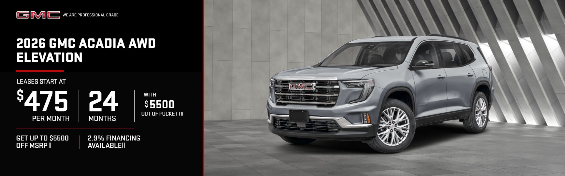 2026 GMC Acadia AWD Elevation