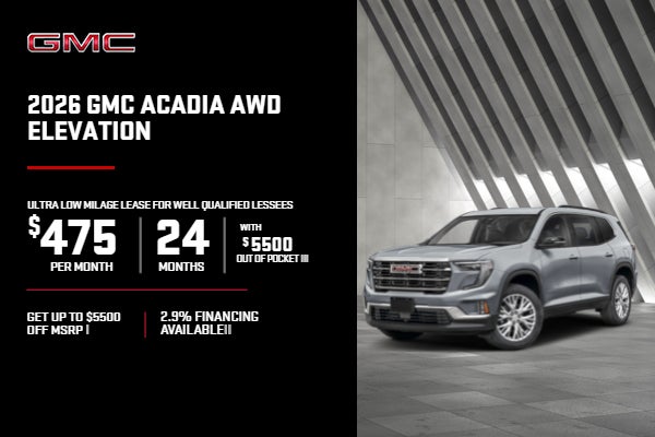 2026 GMC Acadia AWD Elevation