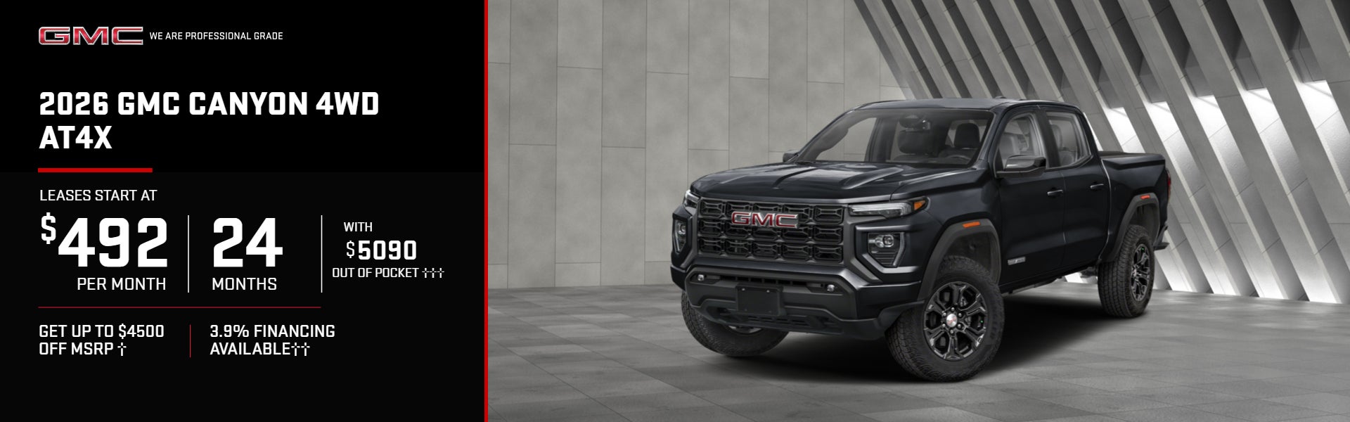 2026 GMC Canyon 4WD AT4X