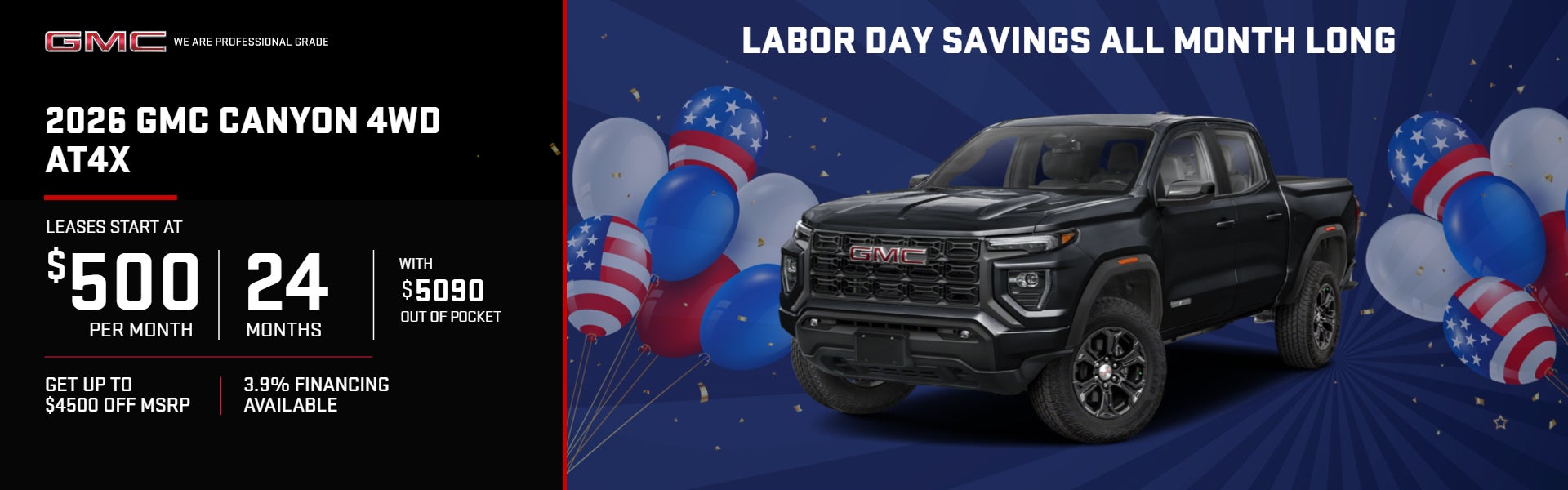 2026 GMC Canyon 4WD AT4X