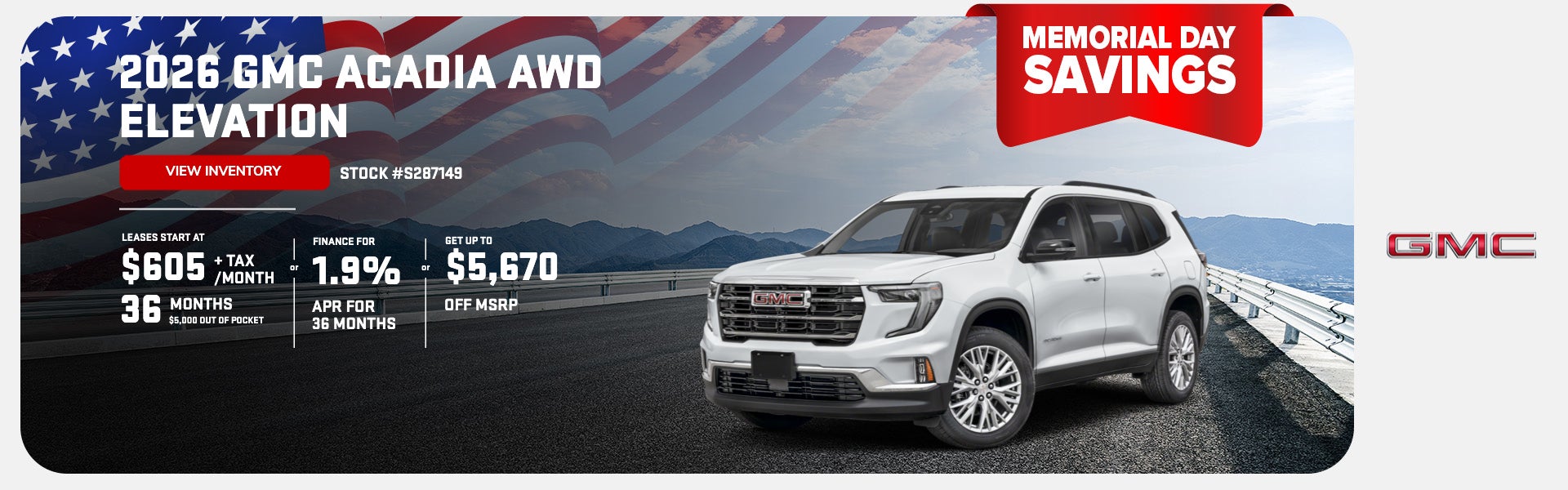 2026 GMC Acadia AWD Elevation