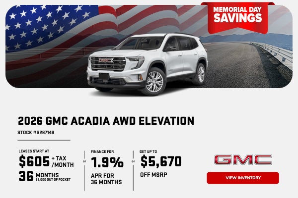 2026 GMC Acadia AWD Elevation