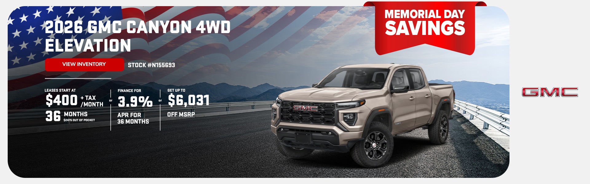 2026 GMC Canyon 4WD Elevation