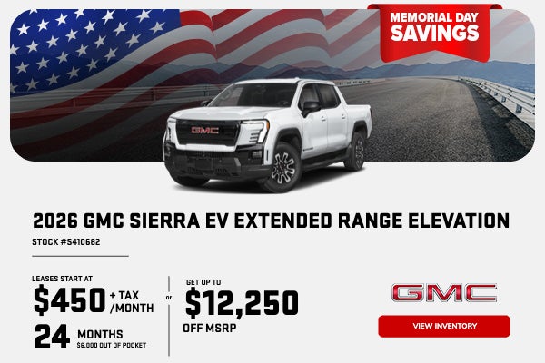 2026 GMC Sierra EV Extended Range Elevation