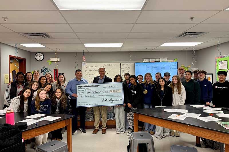 Ingersoll Auto of Danbury Buick GMC school donation
