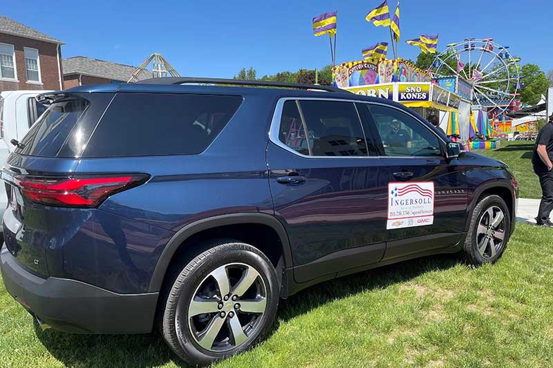 A Buick Traverse at the St. Mary's Carnival